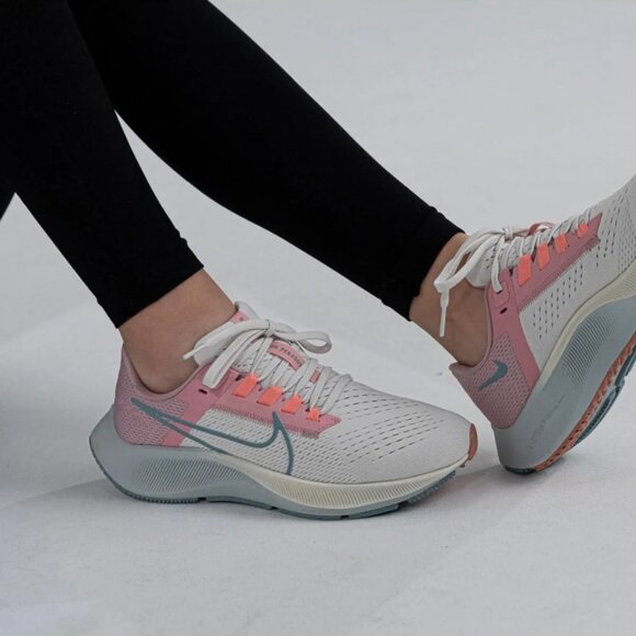 Nike Shoes - Nike Air Zoom Pegasus 38 Sail Ocean Cube Pink Crimson